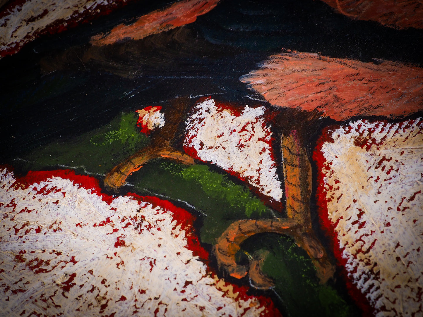 This is an original mixed media painting by Idania Salcido, the artist behind Danita Art. I read about the Audubon Birds and immediately got fascinated by their story. I hope you enjoy my tribute to his work on this series of mixed media paintings using acrylics, pastels, pencils and oil pastels on watercolor paper.