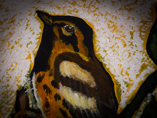 This is an original mixed media painting by Idania Salcido, the artist behind Danita Art. I read about the Audubon Birds and immediately got fascinated by their story. I hope you enjoy my tribute to his work on this series of mixed media paintings using acrylics, pastels, pencils and oil pastels on watercolor paper.