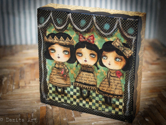 Red Horse - Original Painting, Original Art by Danita Art