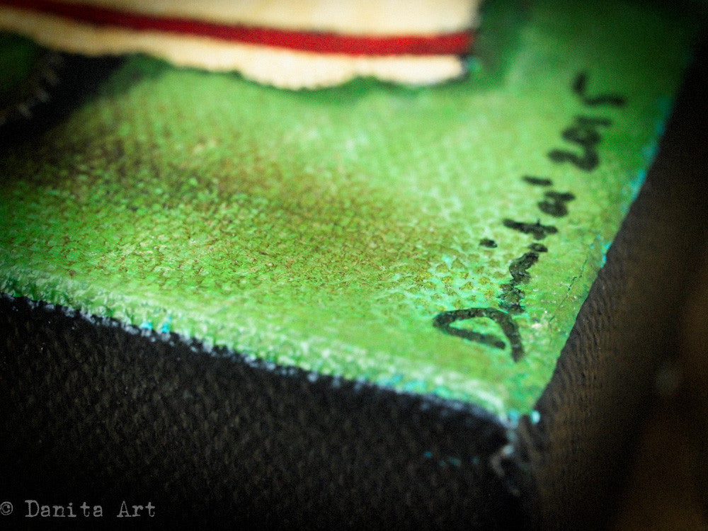 To Grandma we go, and you'll never be afraid again - Original Painting, Original Art by Danita Art