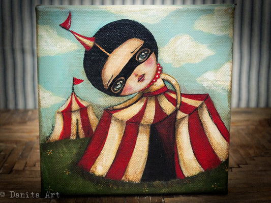 The discovery - Original Painting, Original Art by Danita Art