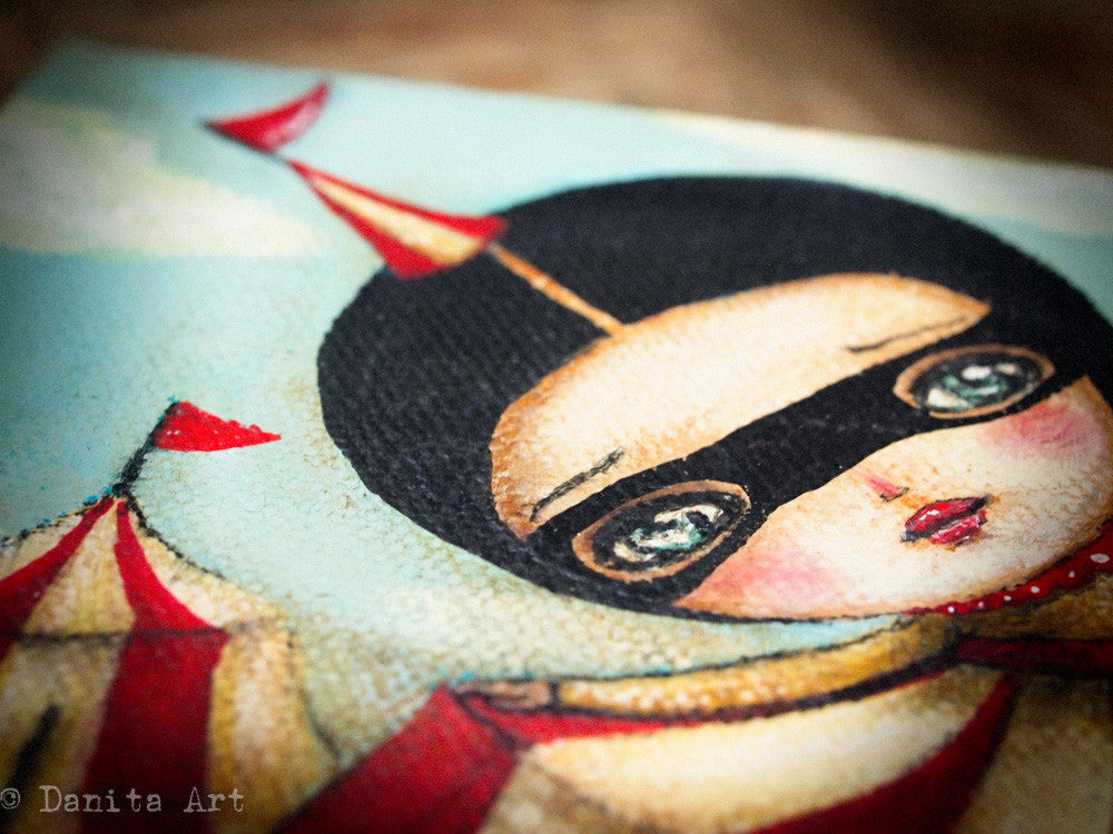 The discovery - Original Painting, Original Art by Danita Art