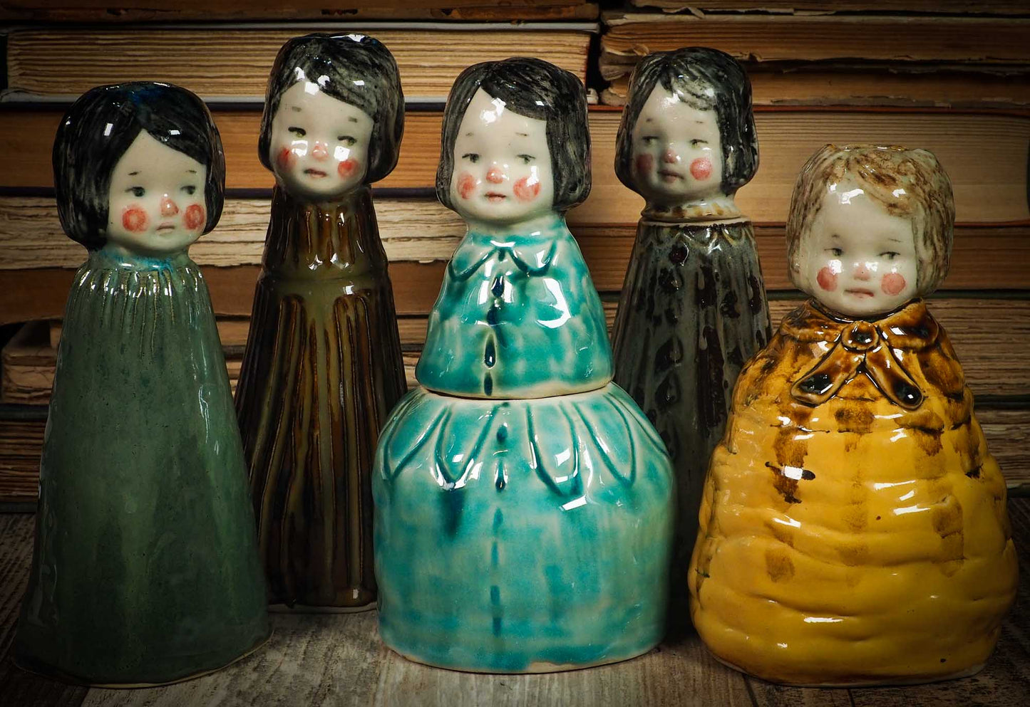 Original handmade ceramic artist brush and pencil holder by Idania Salcido, Danita Art. A unique ceramic artwork designed and hand built Idania Salcido. A beautiful handmade touch to any artist's studio with handmade glazed ceramic good for watercolors acrylics inks and oil paints. Clean with water or mineral spirits.