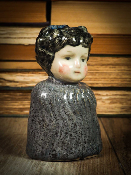 Original handmade ceramic artist brush and pencil holder by Idania Salcido, Danita Art. A unique ceramic artwork designed and hand built Idania Salcido. A beautiful handmade touch to any artist's studio with handmade glazed ceramic good for watercolors acrylics inks and oil paints. Clean with water or mineral spirits.