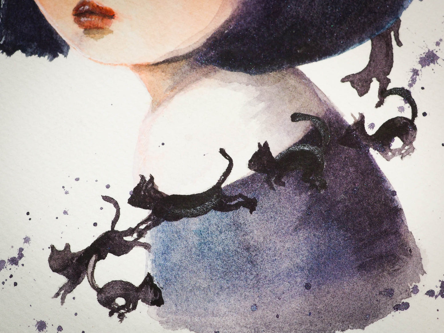 I DREAM OF CATS, Original Art by Danita Art