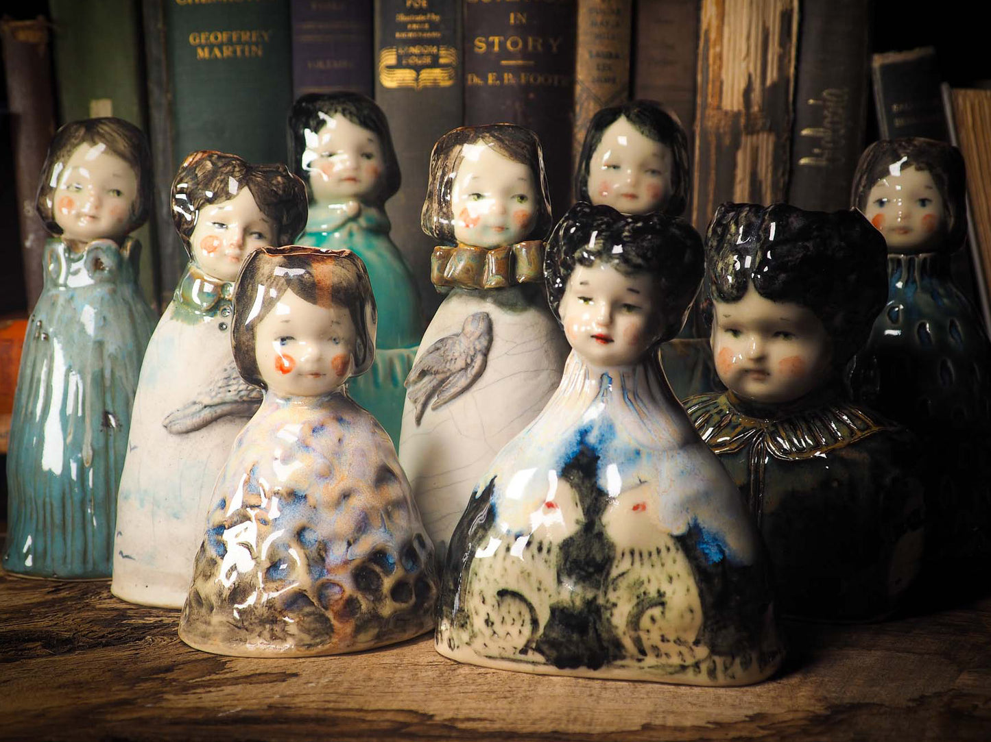 Original handmade ceramic artist paint brush holder by Idania Salcido, Danita Art. A unique work of ceramic art designed and hand built Idania Salcido. A beautiful handmade touch to any artist's studio with handmade glazed ceramic good for watercolors acrylics inks and oil paints. Clean with water or mineral spirits.