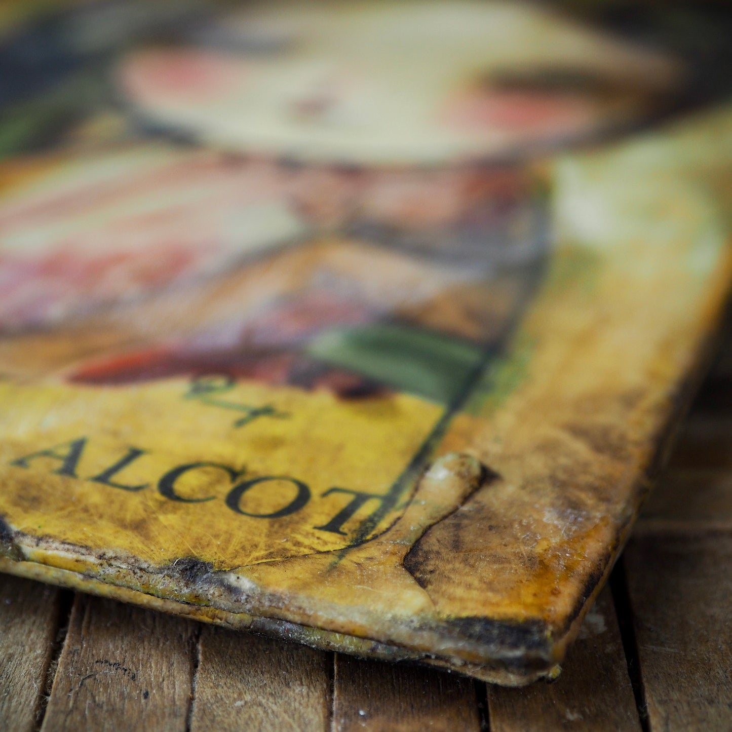 Beeswax dipped art journal original by Danita. Vintage book covered in bee wax, can be used as diary, art journal or writer's notes keeper.