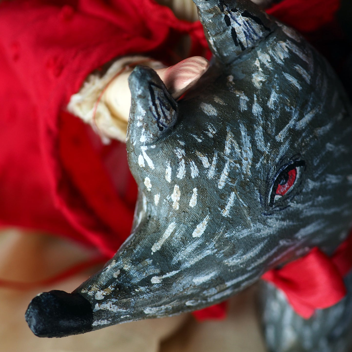 LITTLE RED RIDING HOOD, Art Doll by Danita Art