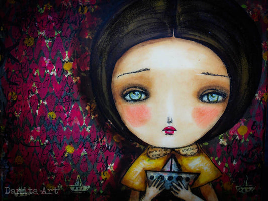 Sailing away, Original Art by Danita Art