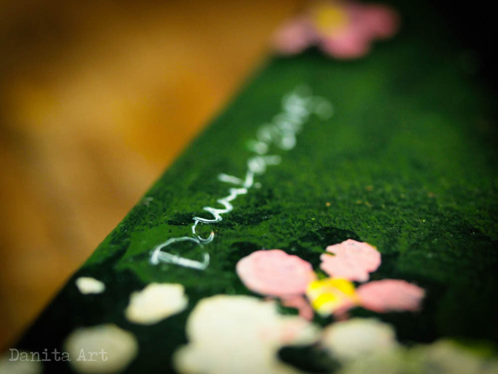 Frida and the burning heart, Original Art by Danita Art