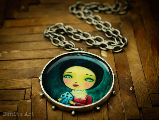 Blue House, Jewelry by Danita Art