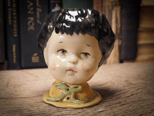 Original handmade ceramic artist brush and pencil holder by Idania Salcido, Danita Art. A unique ceramic artwork designed and hand built Idania Salcido. A beautiful handmade touch to any artist's studio with handmade glazed ceramic good for watercolors acrylics inks and oil paints. Clean with water or mineral spirits.