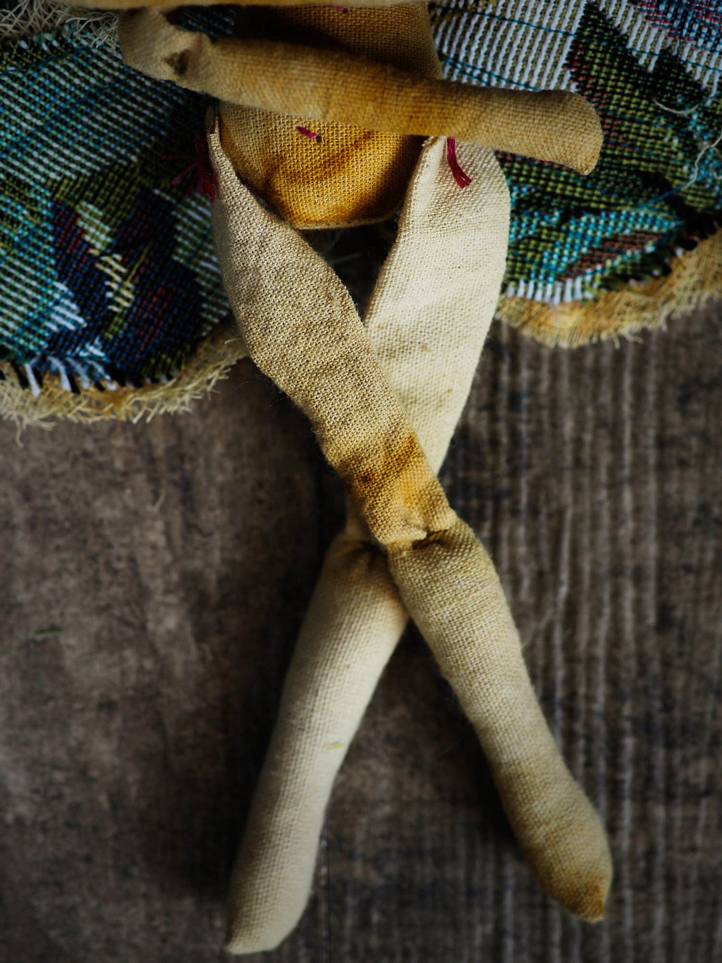 Inspired by nature, Danita created a handmade art doll moth, or night butterfly using organic materials like vintage and hand dyed fabric, wire and clay on a melancholic articulated soft sculpture. An art doll toy that celebrates nature's creations and the beautiful wings of insects with a bit of magic fairy on them.