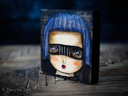 Catherine the Vampire, Original Art by Danita Art