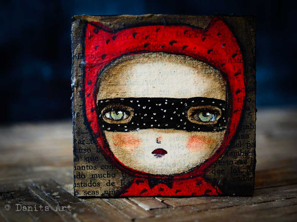 Alice the devilish girl., Original Art by Danita Art