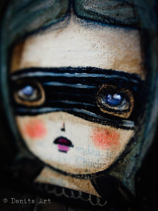 Angele the witch., Original Art by Danita Art