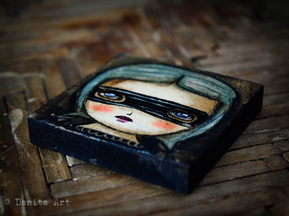 Angele the witch., Original Art by Danita Art