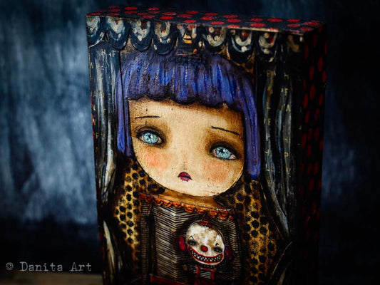 He made me do it, Original Art by Danita Art