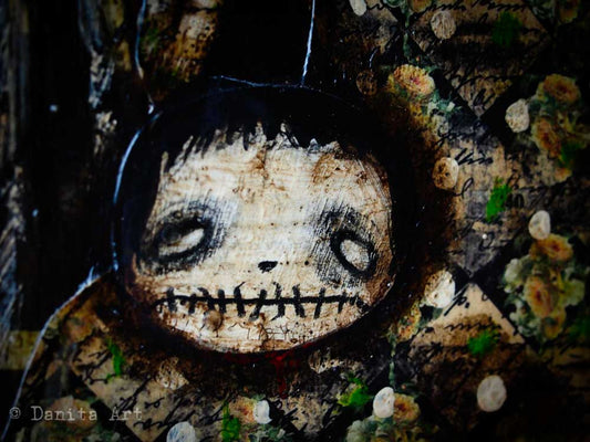 The Head hunter, Original Art by Danita Art