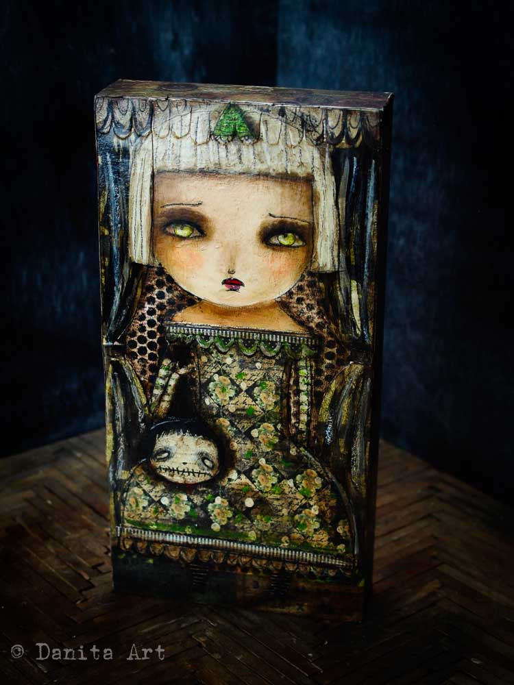 The Head hunter, Original Art by Danita Art