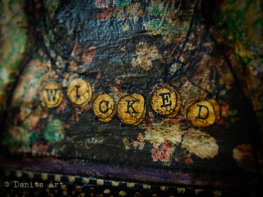 Wicked, Original Art by Danita Art