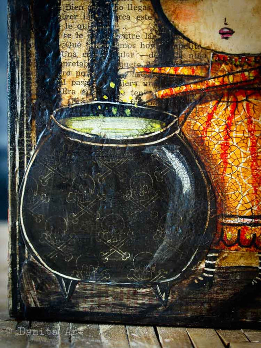 The potions master, Original Art by Danita Art