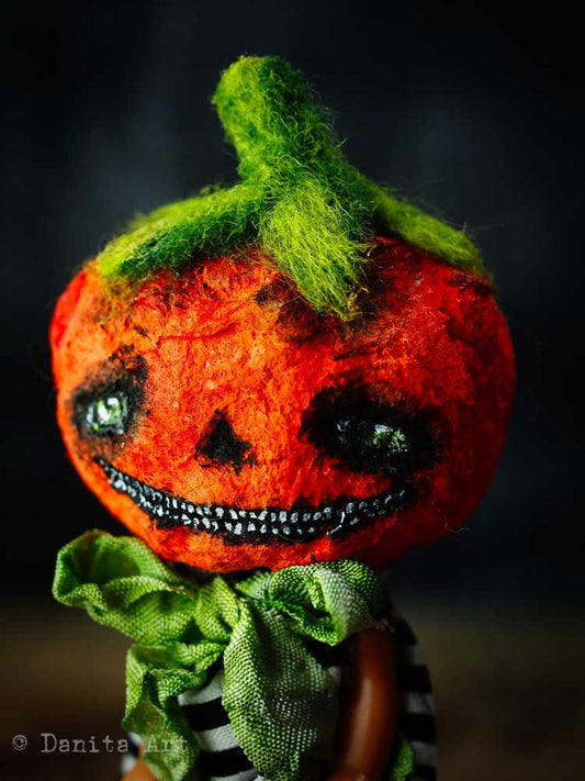 Jack the pumpkin king, Miniature Dolls by Danita Art