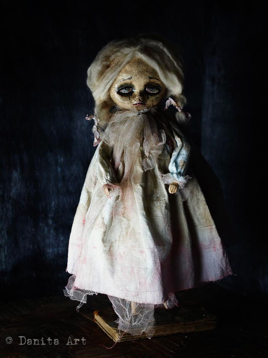 I am only sleeping, Art Doll by Danita Art