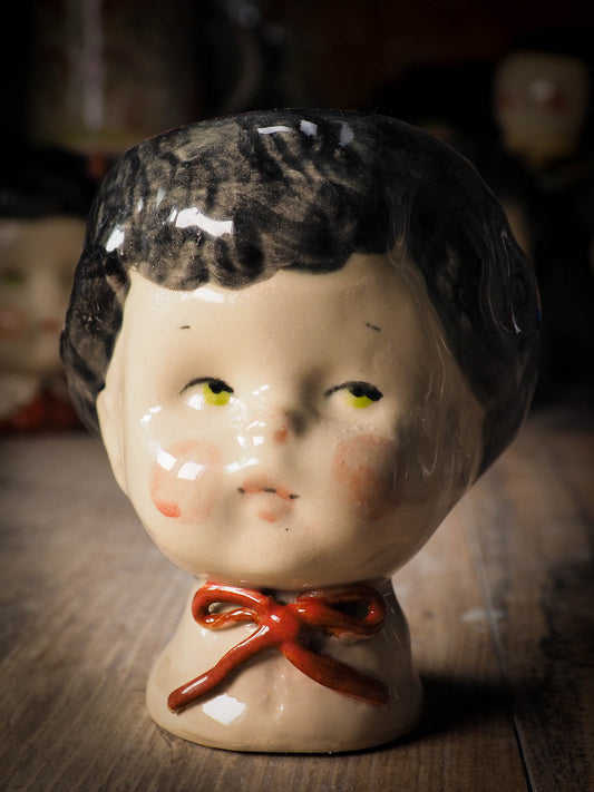 Original handmade ceramic artist brush and pencil holder by Idania Salcido, Danita Art. A unique ceramic artwork designed and hand built Idania Salcido. A beautiful handmade touch to any artist's studio with handmade glazed ceramic good for watercolors acrylics inks and oil paints. Clean with water or mineral spirits.