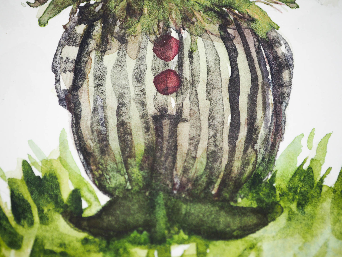 A SILLY PUMPKIN, Original Art by Danita Art