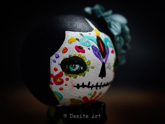 Catrina In Green, Miniature Dolls by Danita Art