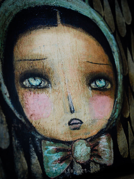 Bunny tears, Original Art by Danita Art