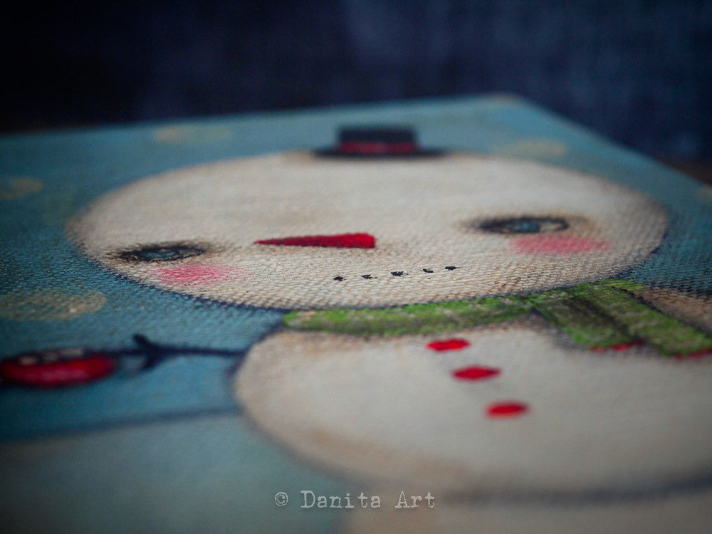 Hot Cocoa, Original Art by Danita Art