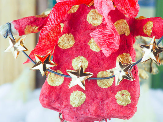 MARIE, THE HOLIDAY ANGEL, Art Doll by Danita Art