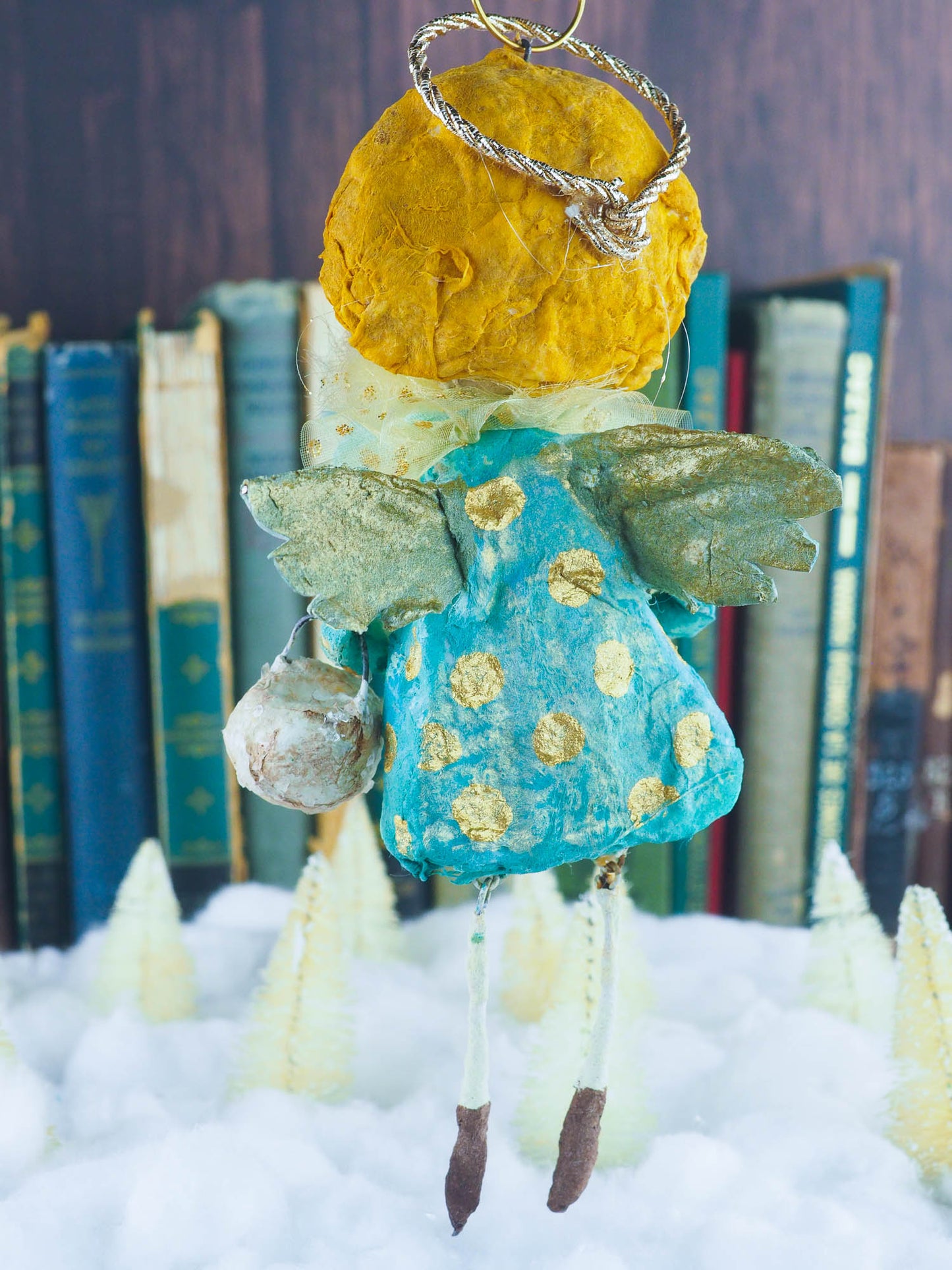 LISA, THE HOLIDAY ANGEL, Art Doll by Danita Art