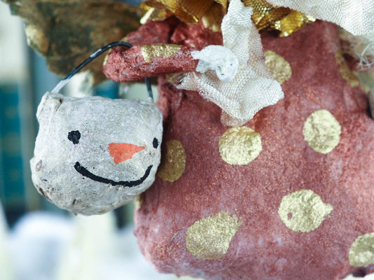 CARLIE, THE HOLIDAY ANGEL, Art Doll by Danita Art