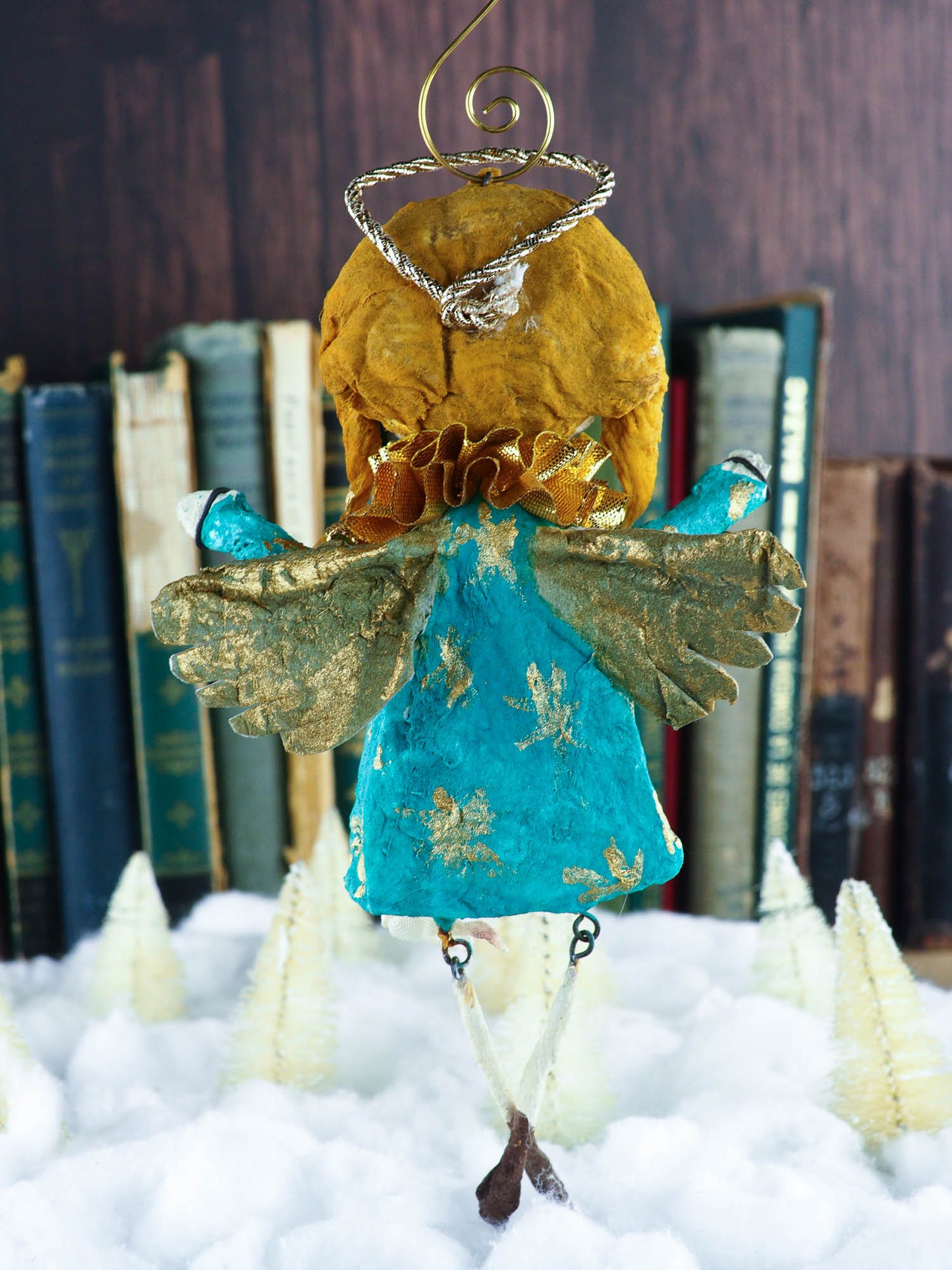 BELLE, THE HOLIDAY ANGEL, Art Doll by Danita Art