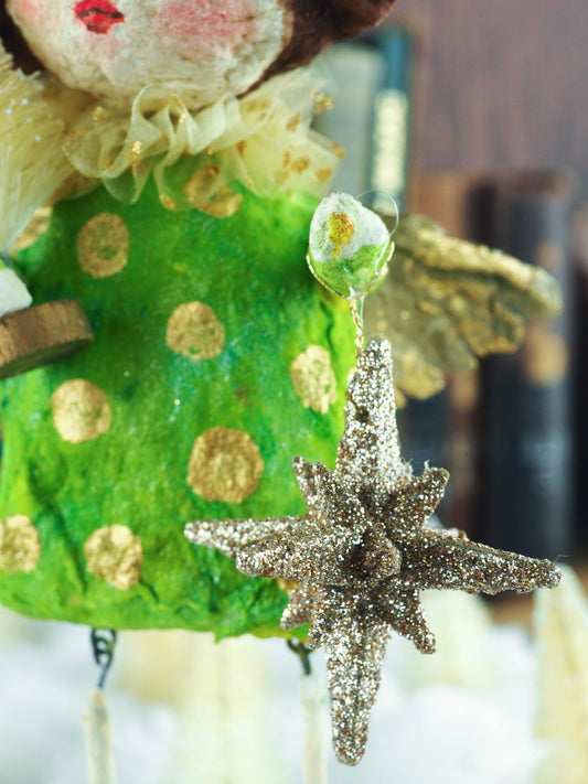 GWEIN, THE HOLIDAY ANGEL, Art Doll by Danita Art