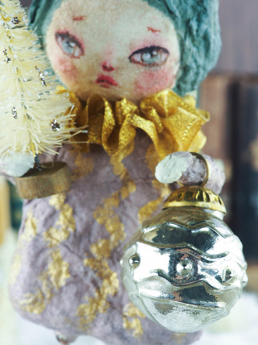 GRACE, THE HOLIDAY ANGEL, Art Doll by Danita Art