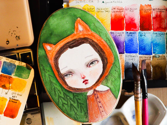THE FOX - A red Fox by Danita Art, inspired by the inhabitants of the forest