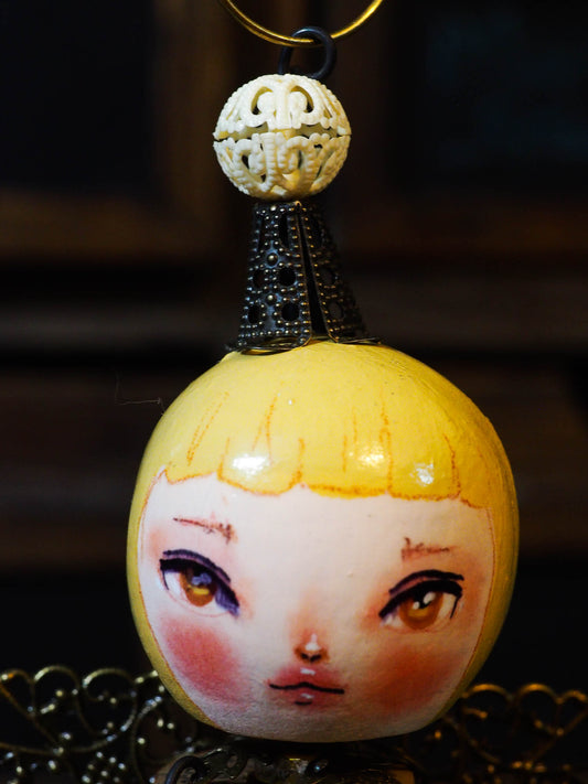 ANGEL No. 3 - An original handmade Christmas tree ornament by Danita, Original Art by Danita Art