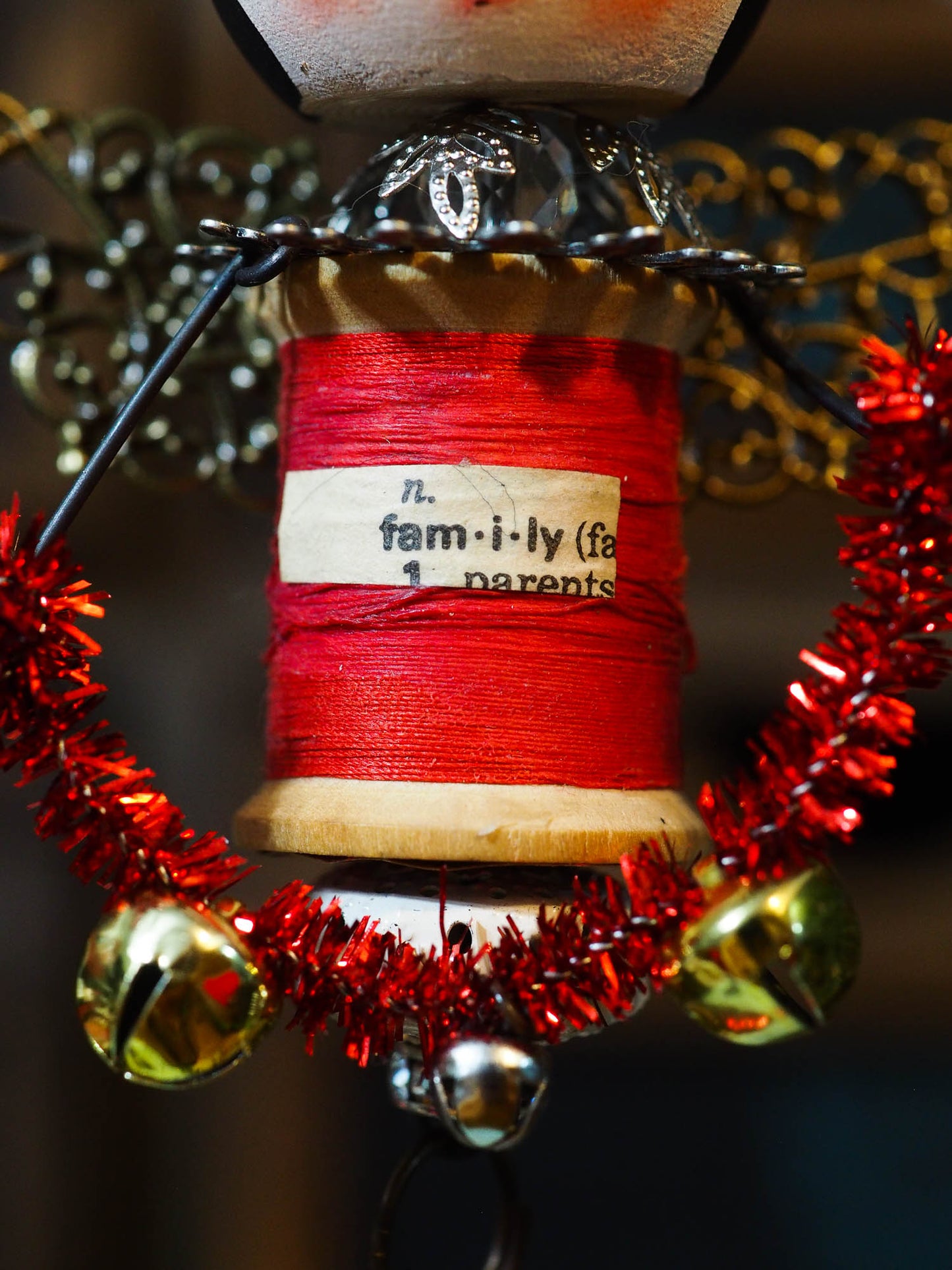 ANGEL No. 5 - An original handmade Christmas tree ornament by Danita, Original Art by Danita Art