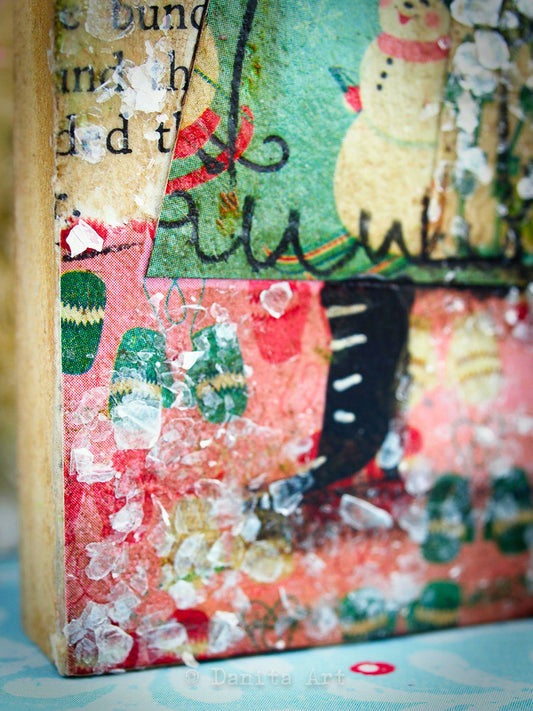 An angel for snowmen, Original Art by Danita Art