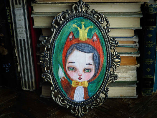 Learn how Danita creates a beautiful painting with a fox king in watercolor