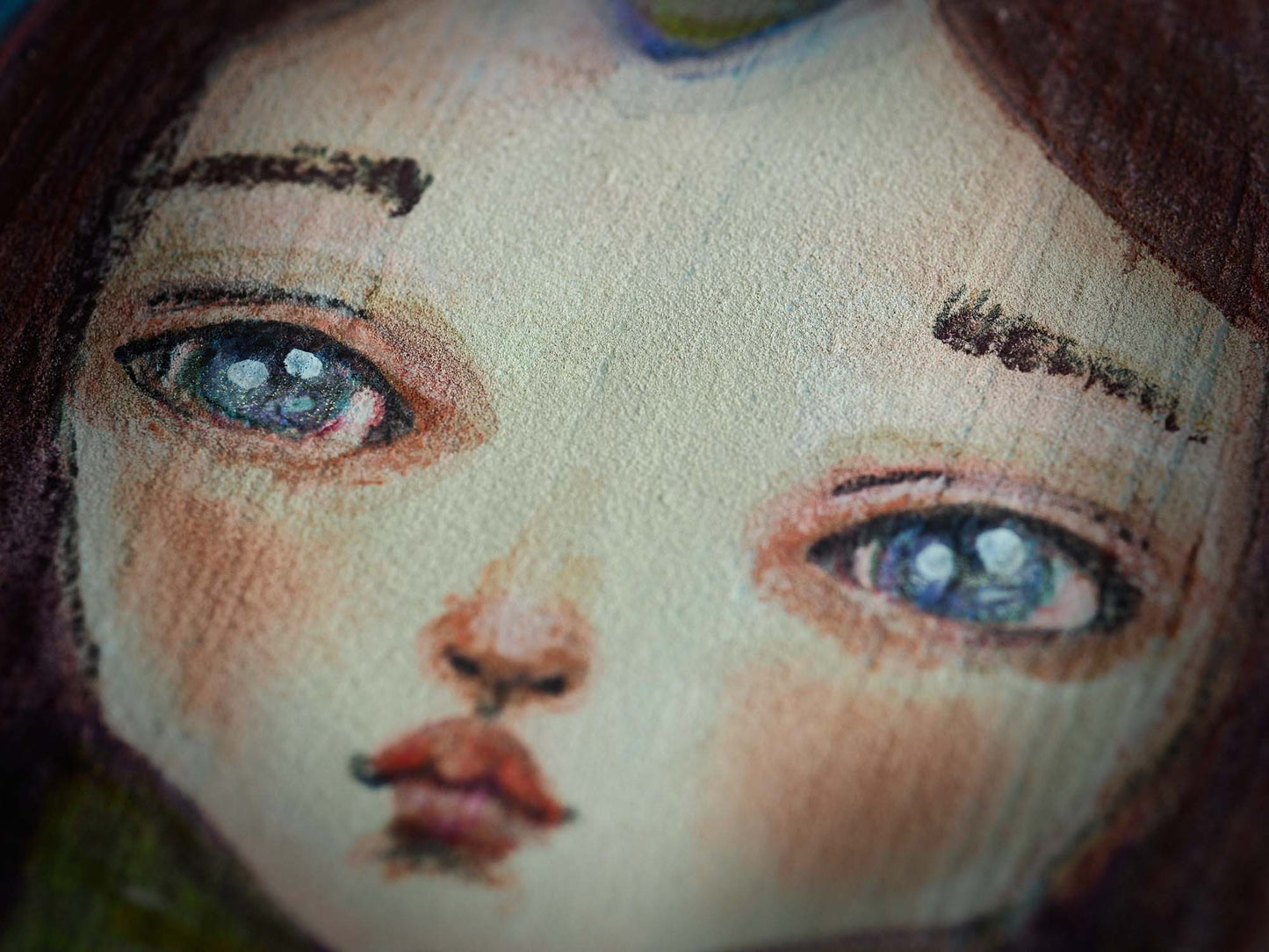 Danita unicorn watercolor painting fantasy illustration