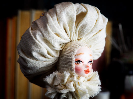 MUSHROOM SPECIMEN N. 9, Art Doll by Danita Art