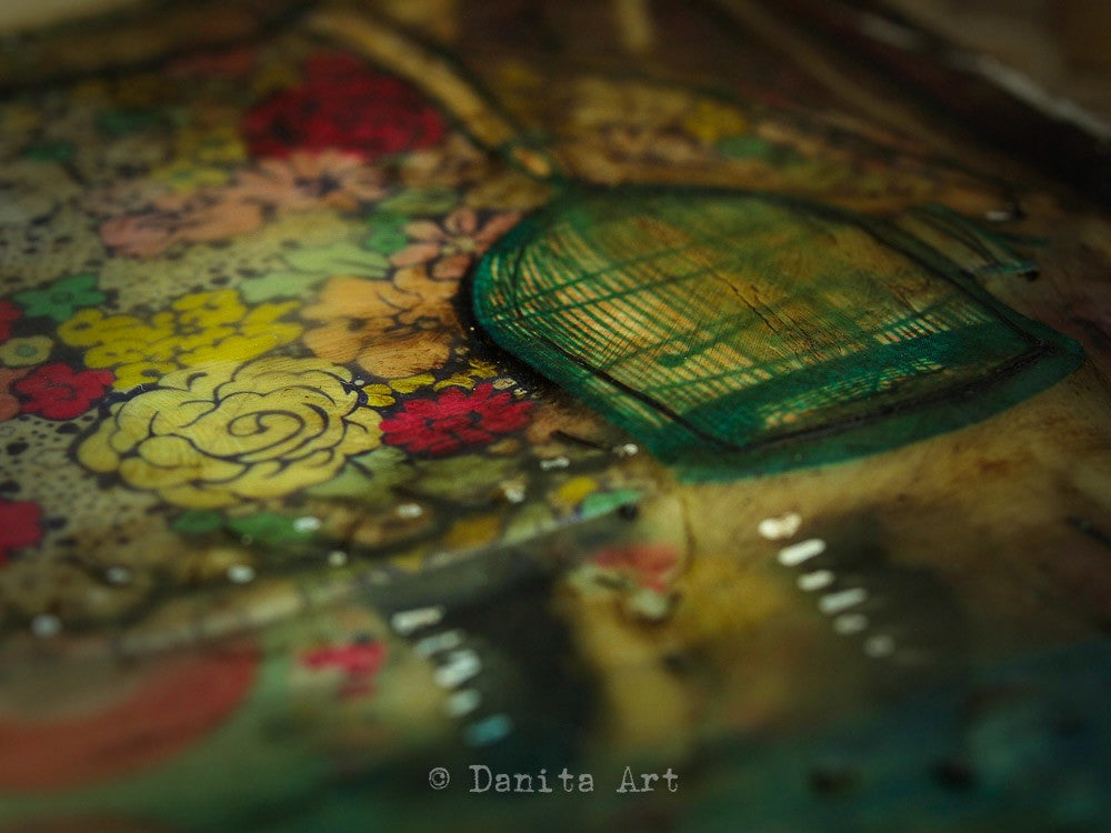 Two minds, one body, Original Art by Danita Art