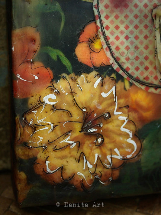 Flying away, Original Art by Danita Art