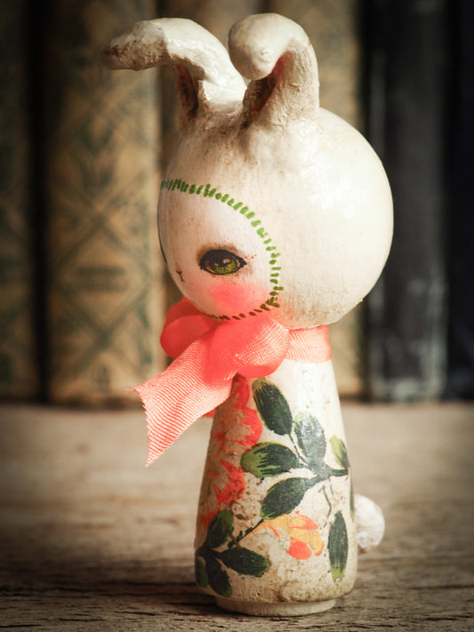 EASTER BUNNY KOKESHI DOLL: CLOUDYHOP