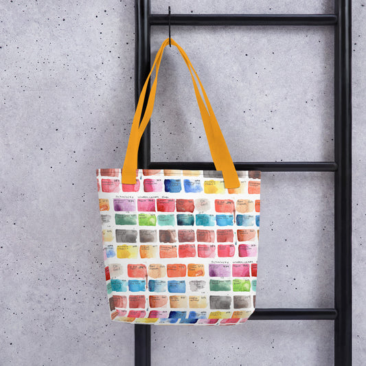 Watercolor Swatches Tote Bag